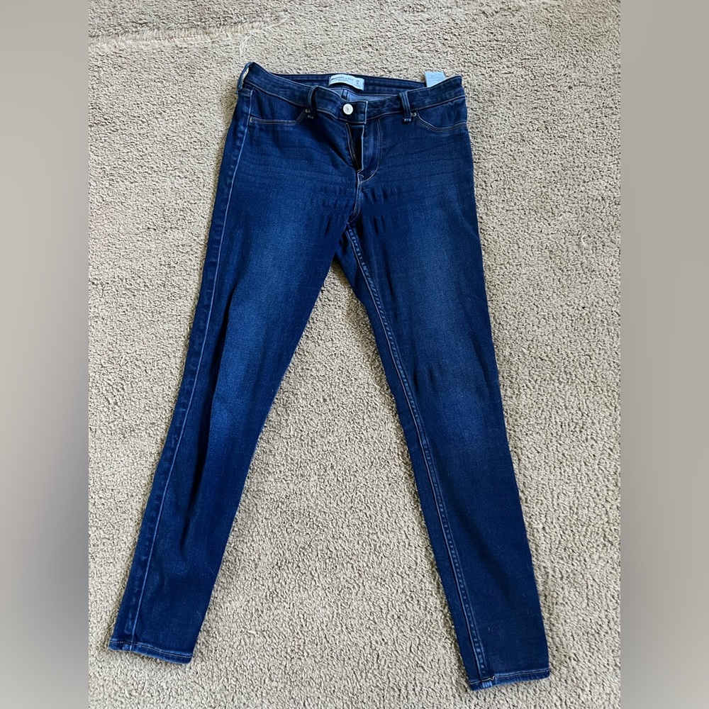 Abercrombie Midrise Jean Legging - Dark Wash size 29